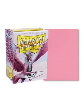 Dragon Shield: 100ct Standard Size Matte Pink Sleeves - Collector Store LLC