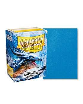 Dragon Shield: 100ct Standard Size Matte Sapphire Sleeves - Collector Store LLC