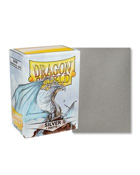 Dragon Shield: 100ct Standard Size Matte Silver Sleeves - Collector Store LLC