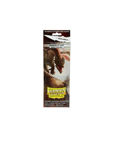 Dragon Shield: 100ct Standard Size Sealable Perfect Fit Smoke Sleeves - Collector Store LLC