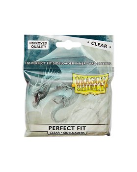 Dragon Shield: 100ct Standard Size Sideloading Perfect Fit Clear Sleeves - Collector Store LLC