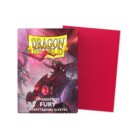Dragon Shield: 60ct Japanese Sized Dual Matte Fury Sleeves - Collector Store LLC
