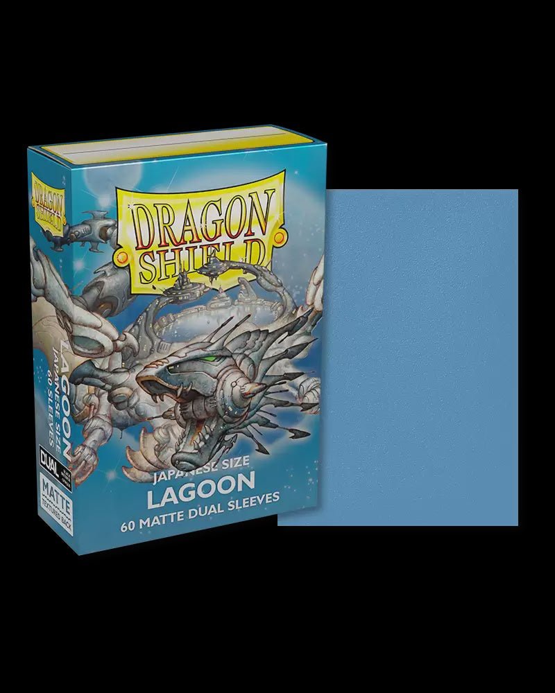 Dragon Shield: 60ct Japanese Sized Dual Matte Lagoon Sleeves - Collector Store LLC