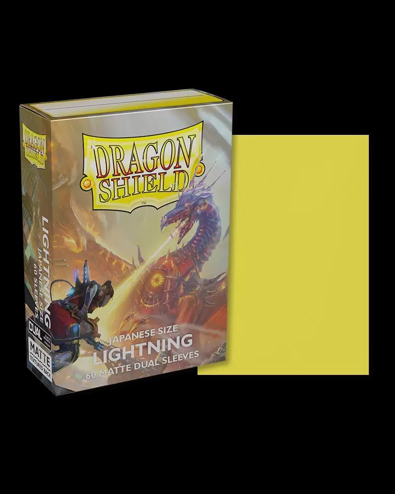 Dragon Shield: 60ct Japanese Sized Dual Matte Lightning Sleeves - Collector Store LLC