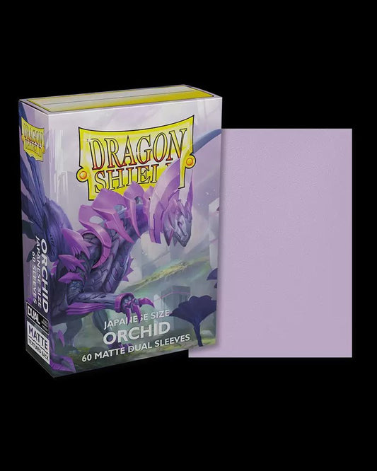 Dragon Shield: 60ct Japanese Sized Dual Matte Orchid Sleeves - Collector Store LLC