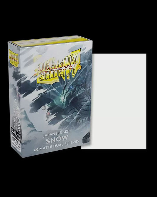 Dragon Shield: 60ct Japanese Sized Dual Matte Snow Sleeves - Collector Store LLC