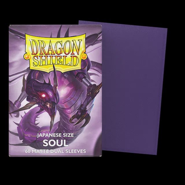 Dragon Shield: 60ct Japanese Sized Dual Matte Soul Purple - Collector Store LLC