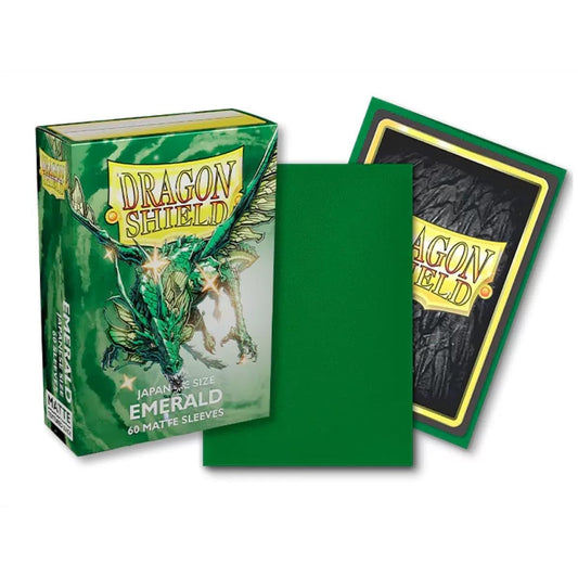 Dragon Shield: 60ct Japanese Sized Matte Emerald Sleeves - Collector Store LLC