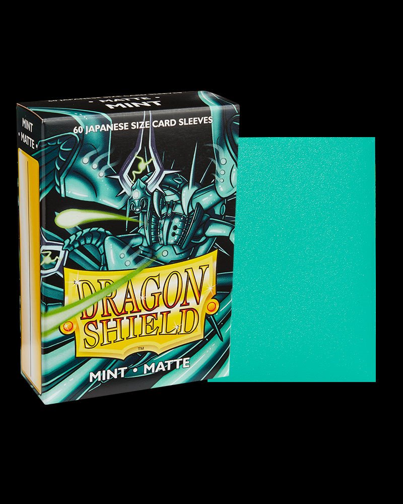 Dragon Shield: 60ct Japanese Sized Matte Mint Sleeves - Collector Store LLC