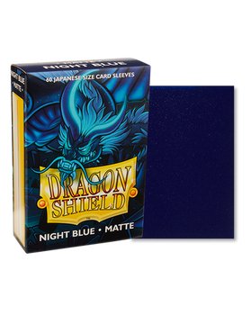 Dragon Shield: 60ct Japanese Sized Matte Night Blue Sleeves - Collector Store LLC