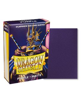 Dragon Shield: 60ct Japanese Sized Matte Purple Sleeves - Collector Store LLC