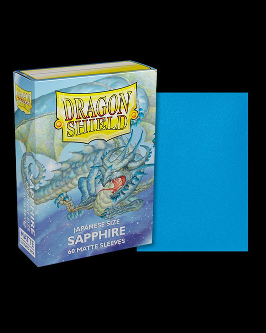 Dragon Shield: 60ct Japanese Sized Matte Sapphire Sleeves - Collector Store LLC