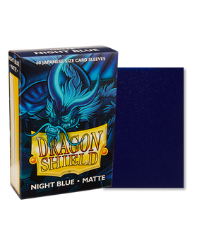 Dragon Shield: 60ct Japanese Sized Matte Night Blue Sleeves