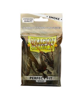 Dragon Shield: Perfect Fit Inner Card Sleeves Smoke - Collector Store LLC