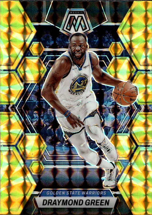 Draymond Green 2022 - 23 Panini Mosaic Yellow Prizm #143 - Collector Store LLC