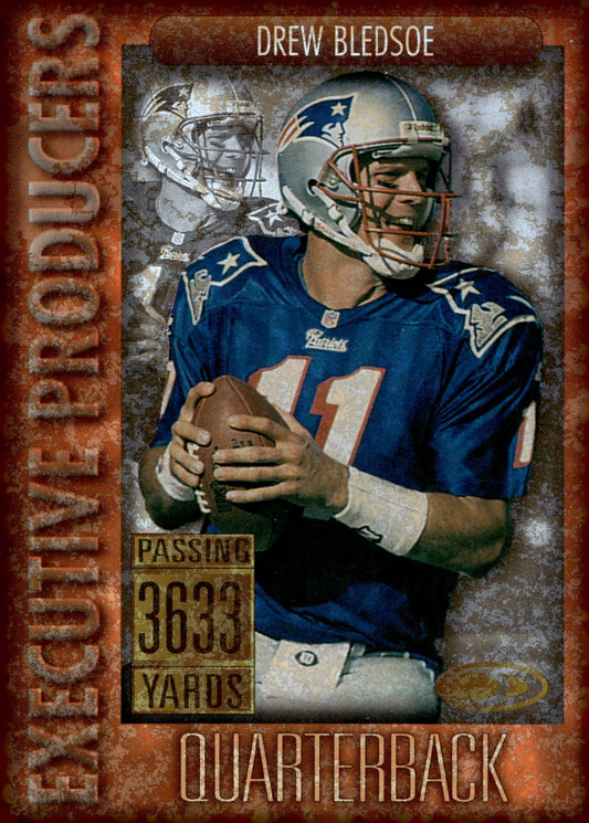 Drew Bledsoe 1999 Donruss Executive Producers 2106/3633 #EP1 - 7 - Collector Store LLC