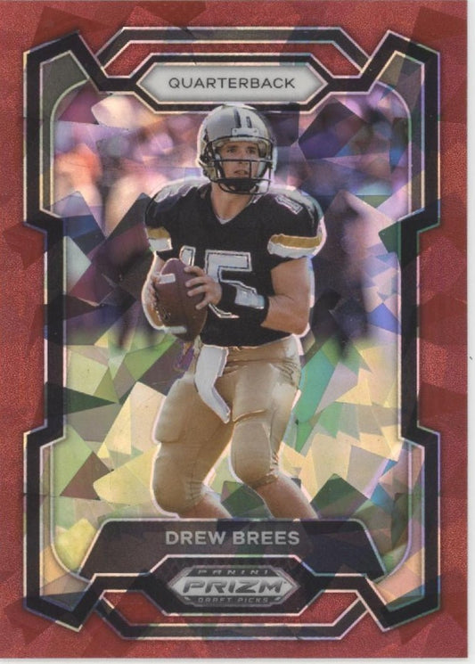 Drew Brees 2024 Panini Prizm Draft Picks Red Ice Prizm #88 - Collector Store LLC