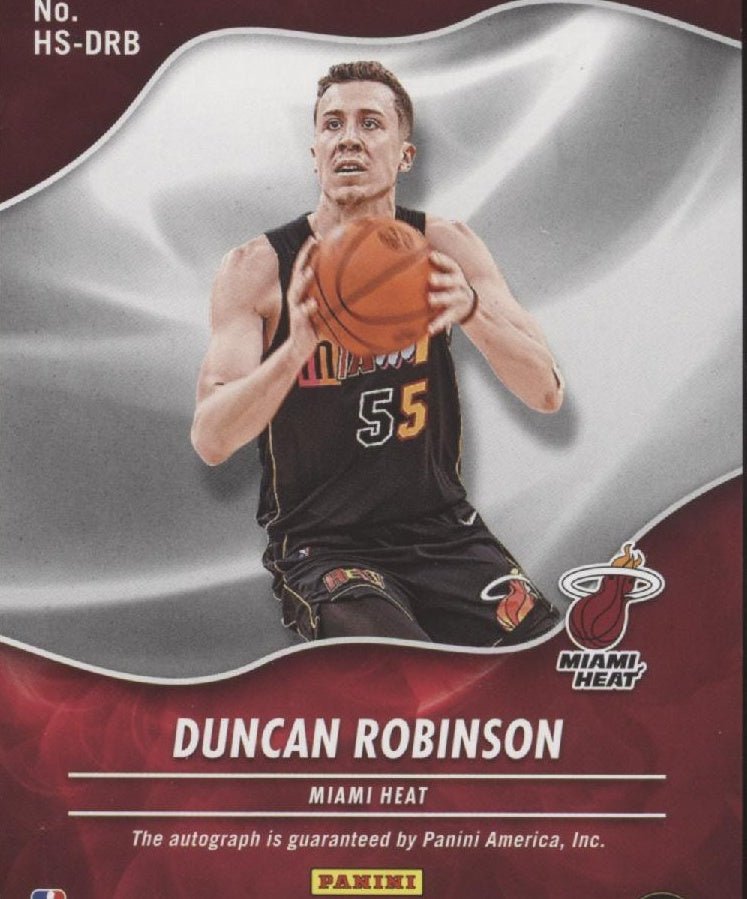 Duncan Robinson 2022 - 23 Panini Hoops Hot Signatures Auto #HS - DRB - Collector Store LLC
