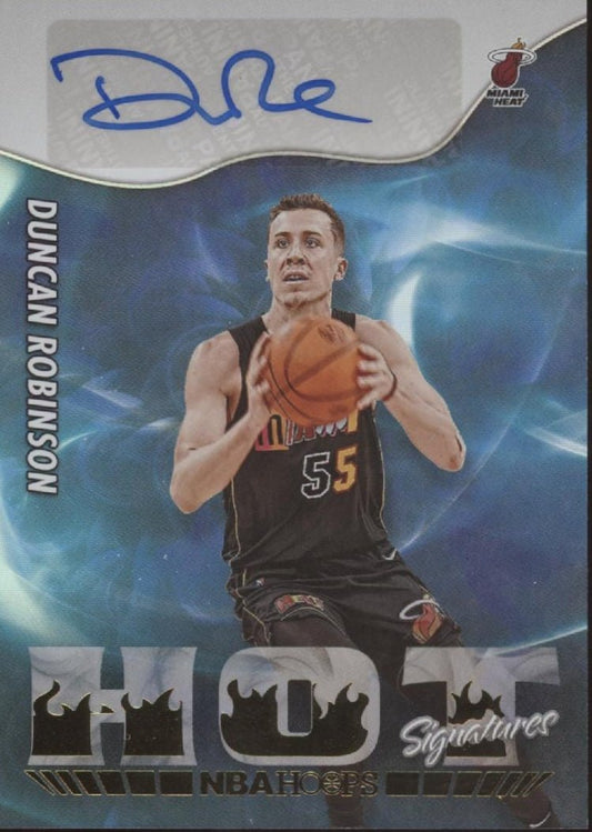 Duncan Robinson 2022 - 23 Panini Hoops Hot Signatures Auto #HS - DRB - Collector Store LLC