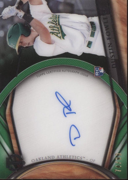 Dustin Fowler 2018 Topps Tribute Green RC Auto 74/99 #TA - DFO - Collector Store LLC