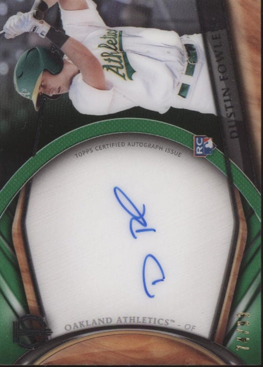 Dustin Fowler 2018 Topps Tribute Green RC Auto 74/99 #TA - DFO - Collector Store LLC