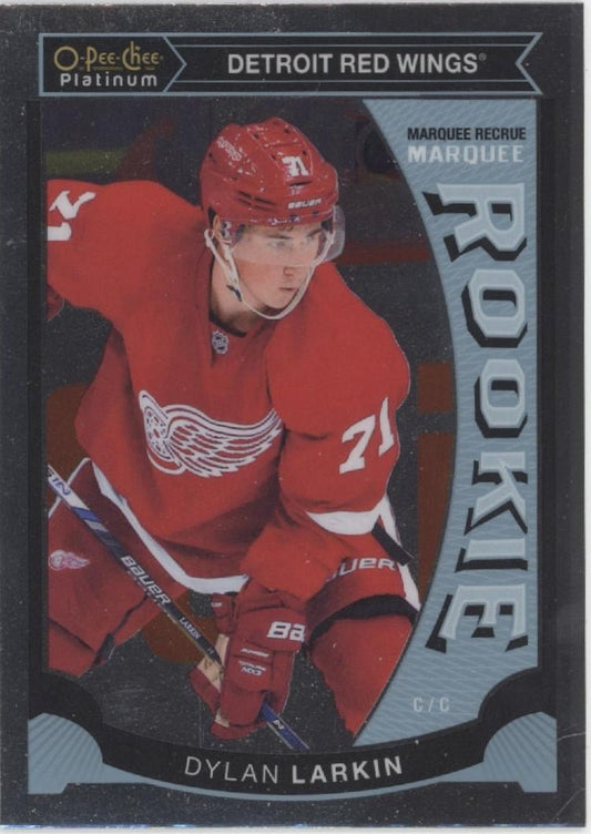 Dylan Larkin 2015 - 16 O - Pee - Chee Platinum Marquee RC M45 - Collector Store LLC