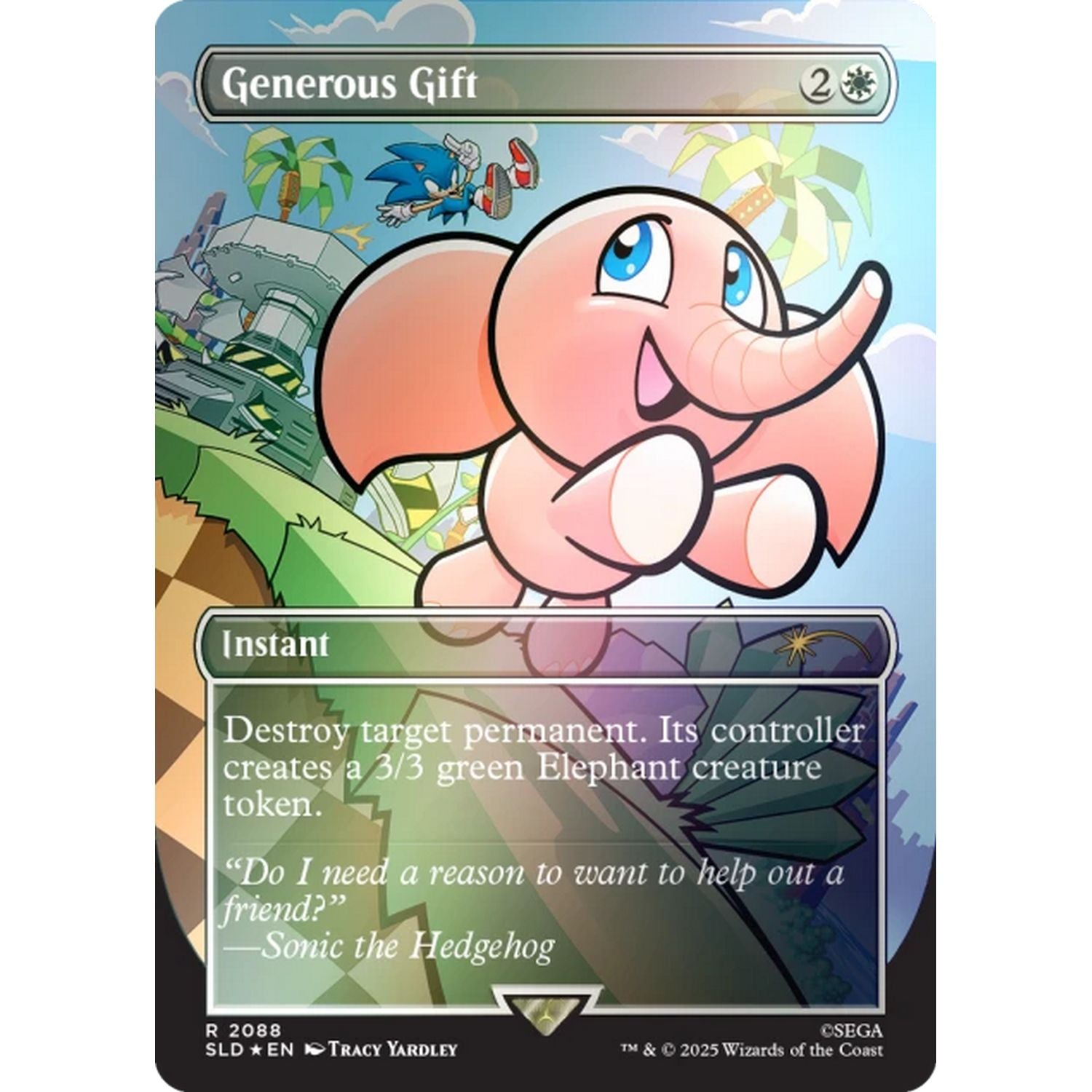 Magic the Gathering: Secret Lair X Sonic Chasing Adventure Rainbow Foil、Magic the Gathering、kayou