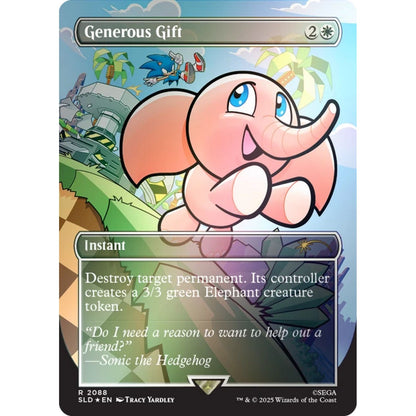 Magic the Gathering: Secret Lair X Sonic Chasing Adventure [Rainbow Foil]