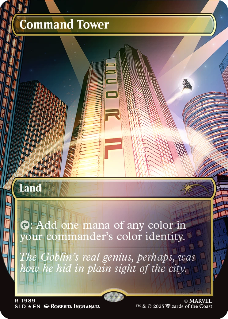 Magic the Gathering: Secret Lair x Marvel - Spider-Man: Villainous Plots [Rainbow Foil Edition]