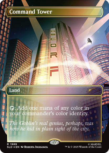 Magic the Gathering: Secret Lair x Marvel - Spider-Man: Villainous Plots [Rainbow Foil Edition]