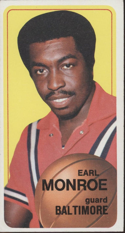 Earl Monroe 1970 - 71 Topps Oversized #20 Baltimore Bullets EX - Collector Store LLC