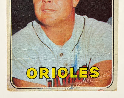 Earl Weaver 1969 Topps RC #516 Baltimore Orioles GD - Collector Store LLC