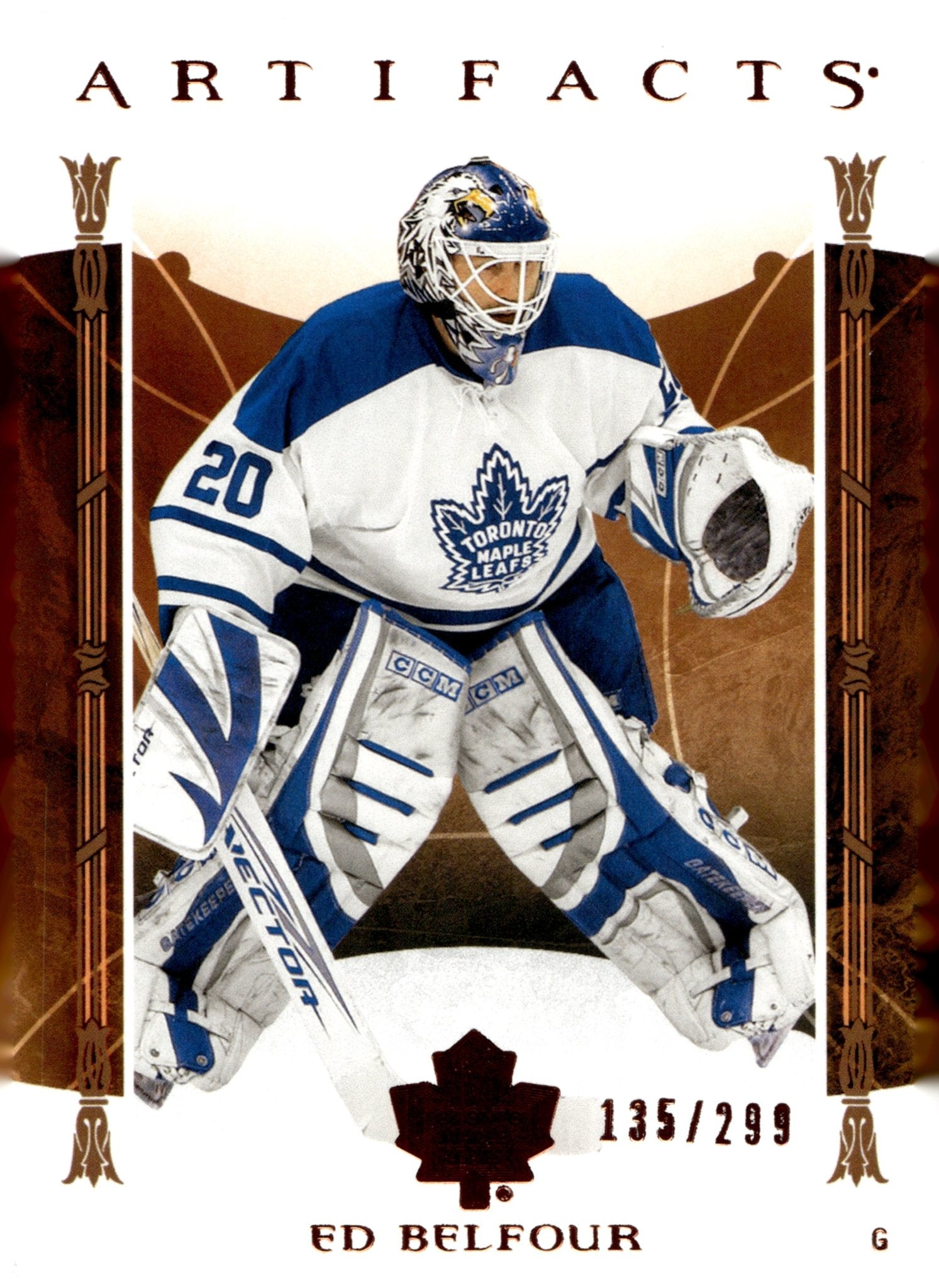 Ed Belfour 2022 - 23 Upper Deck Artifacts Bronze 135/299 #166 - Collector Store LLC