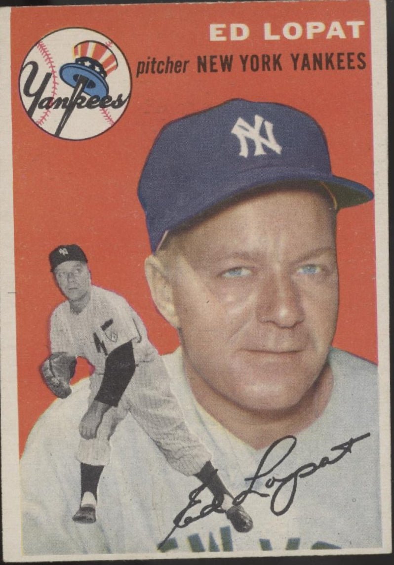 Ed Lopat 1954 Topps #5 New York Yankees VG - EX - Collector Store LLC