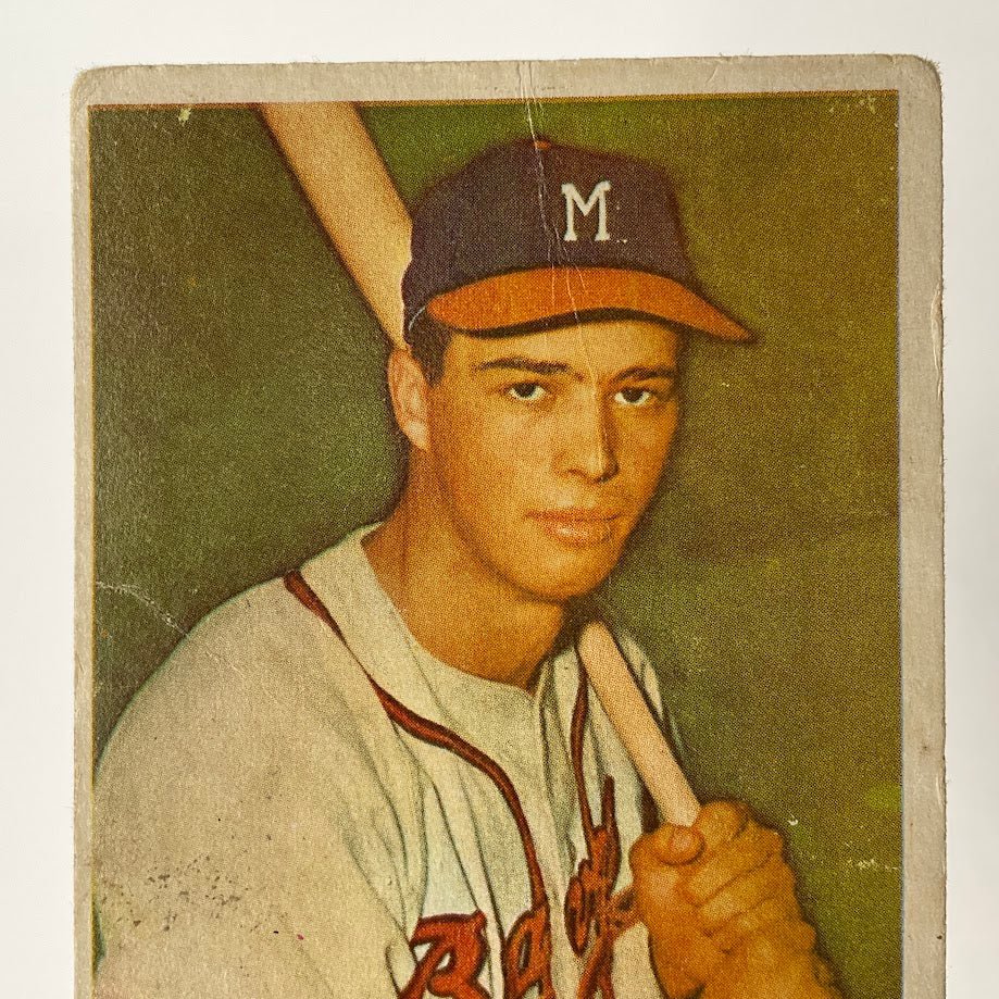 Ed Mathews 1954 Bowman #64 Milwaukee Braves PR - Collector Store LLC