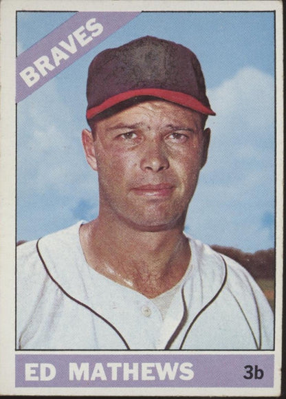 Ed Mathews 1966 Topps #200 Atlanta Braves VG #2 - Collector Store LLC