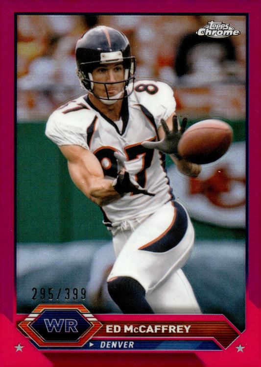Ed McCaffrey 2023 Topps Composite Chrome Magenta Refractor 295/399 #42 - Collector Store LLC