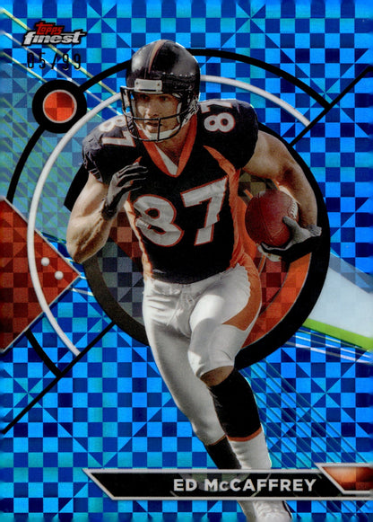 Ed McCaffrey 2023 Topps Composite Finest Blue Checkerboard Refractor 05/99 #181 - Collector Store LLC