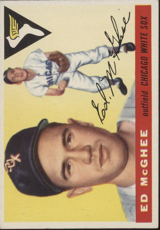 Ed McGhee 1955 Topps #32 Chicago White Sox EX - Collector Store LLC