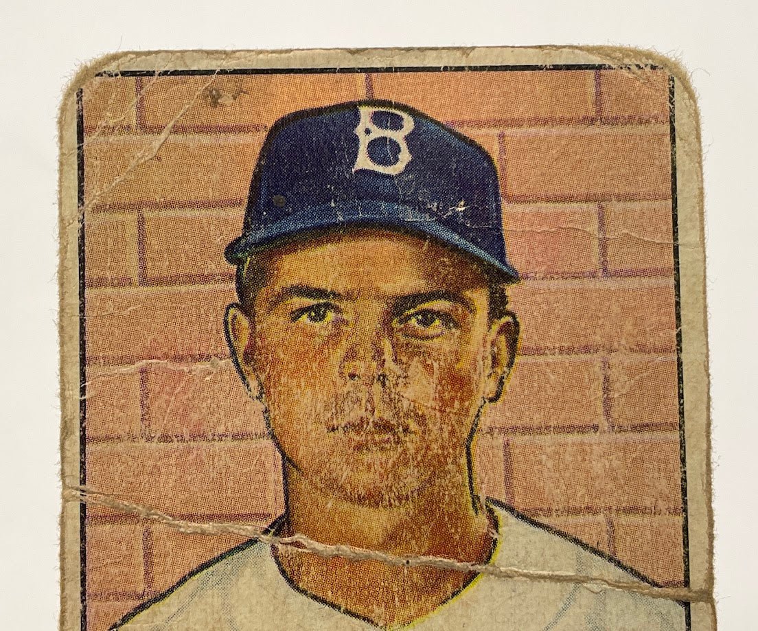 Eddie Miksis 1951 Bowman #117 Brooklyn Dodgers PR - Collector Store LLC