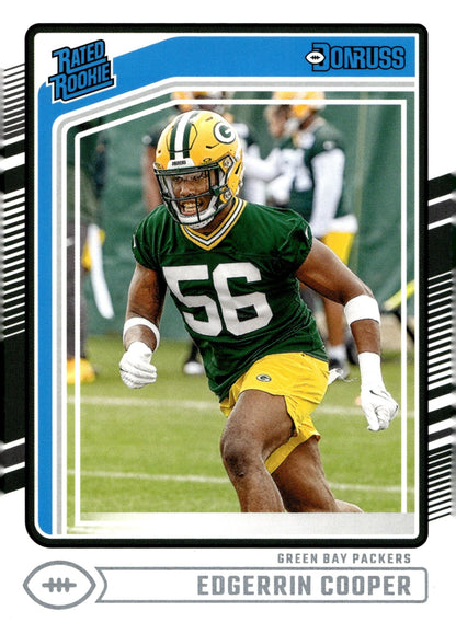 Edgerrin Cooper 2024 Panini Donruss Rated Rookie RC #325 - Collector Store LLC