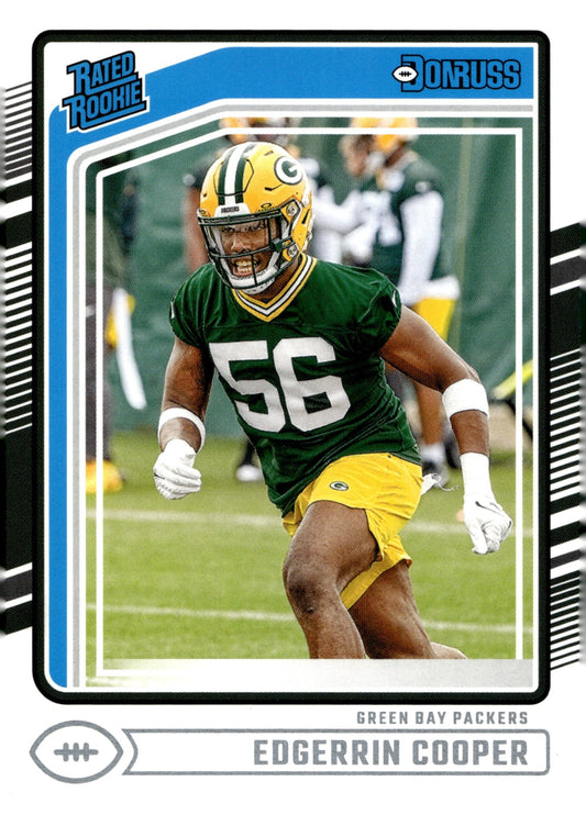 Edgerrin Cooper 2024 Panini Donruss Rated Rookie RC #325 - Collector Store LLC