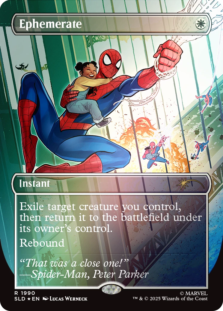 Magic the Gathering: Secret Lair x Marvel - Spider-Man: Heroic Deeds [Rainbow Foil]