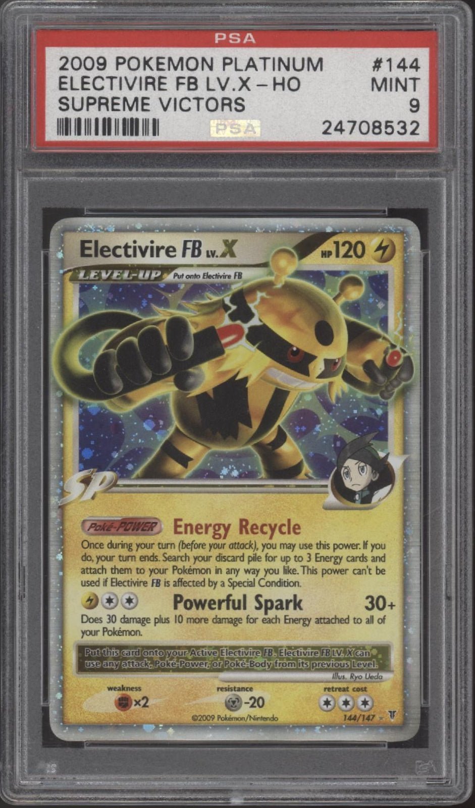 Electivire FB LV. X Pokemon Supreme Victors Holo #144 PSA 9 - Collector Store LLC