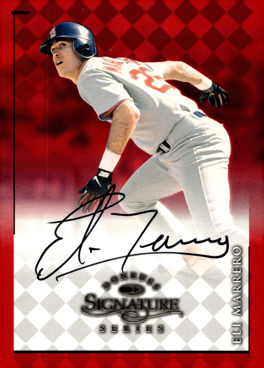 Eli Marrero 1998 Donruss Signature Series Auto - Collector Store LLC