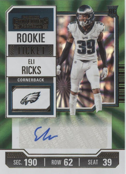 Eli Ricks 2023 Panini Contenders Rookie Ticket RC Auto #233 - Collector Store LLC