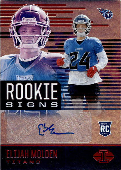 Elijah Molden 2021 Panini Illusions Rookie Signs RC Auto #RS - EM - Collector Store LLC