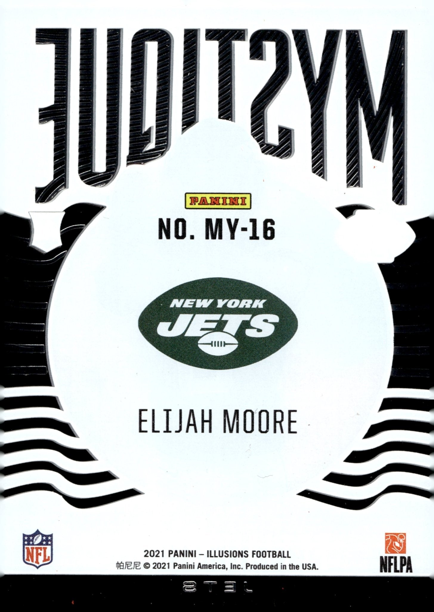 Elijah Moore 2021 Panini Illusions Mystique RC #MY - 16 - Collector Store LLC