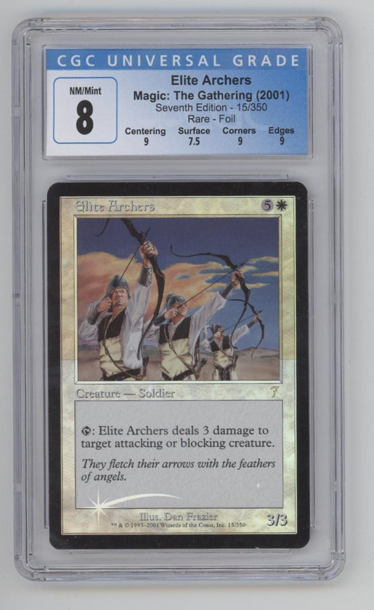 Elite Archers Magic the Gathering 7th Edition Foil #15 CGC 8 - Collector Store LLC