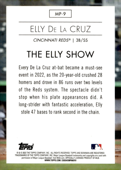 Elly De La Cruz 2023 Bowman Modern Prospects The Elly Show Refactor #MP - 9 - Collector Store LLC